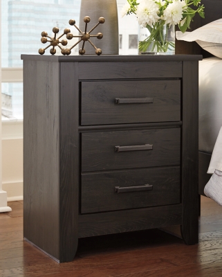 Brinxton Full Panel Bed with Nightstand | Ashley Furniture HomeStore