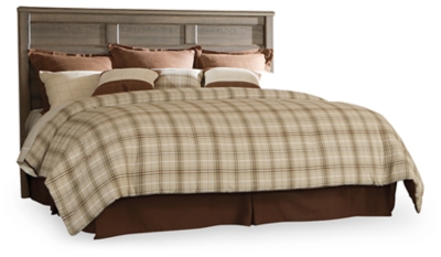 Juararo King/California King Panel Headboard, Dark Brown, large