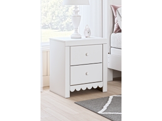 Mollviney 21" 2 Drawer Charging Nightstand