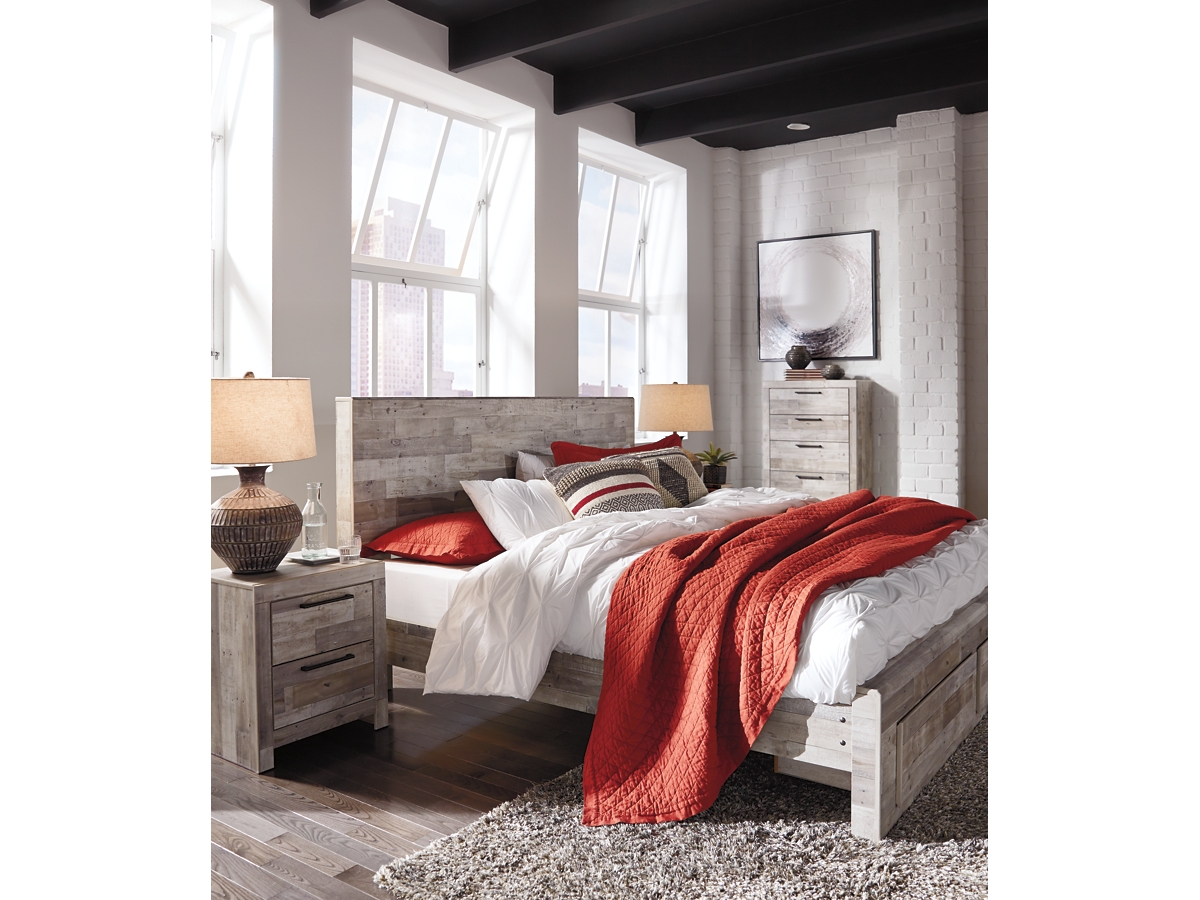BED&amp;BREAKFAST - BED&amp;BREAKFAST パフスリーブ トップス アイボリー Effie King Panel Bed | Ashley