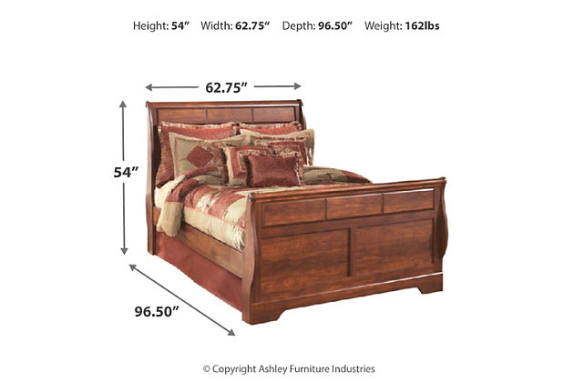 Timberline Queen Sleigh Bed Ashley, Ashley Timberline King Bed