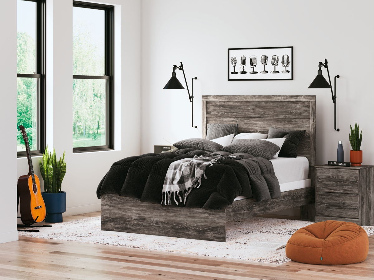 Ralinksi Panel Bed - Gray