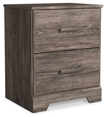 Ralinksi 21 2 Drawer Nightstand, Gray