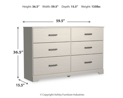 Stelsie Dresser, White, large