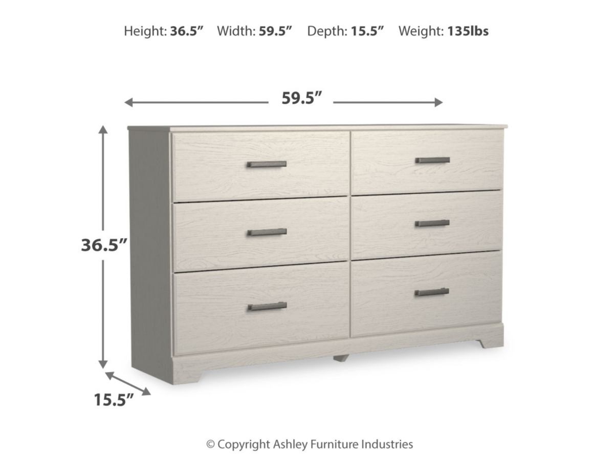Stelsie Dresser - White