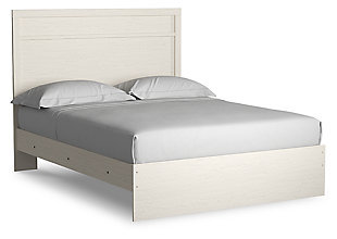 Stelsie Queen Panel Bed, White, large