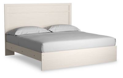 APK-B2588-KB Stelsie King Panel Bed, White sku APK-B2588-KB