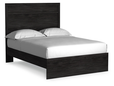 Belachime Full Panel Bed, Black, large