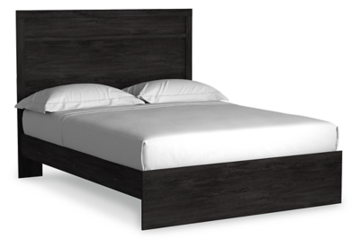 Belachime Queen Panel Bed, Charcoal