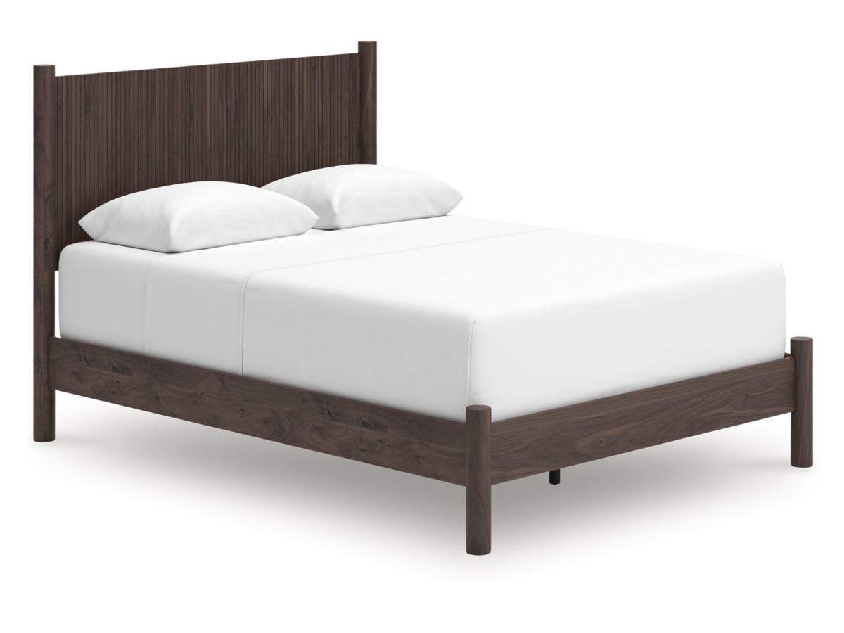 Cadmori Queen Panel Bed, Brown, large