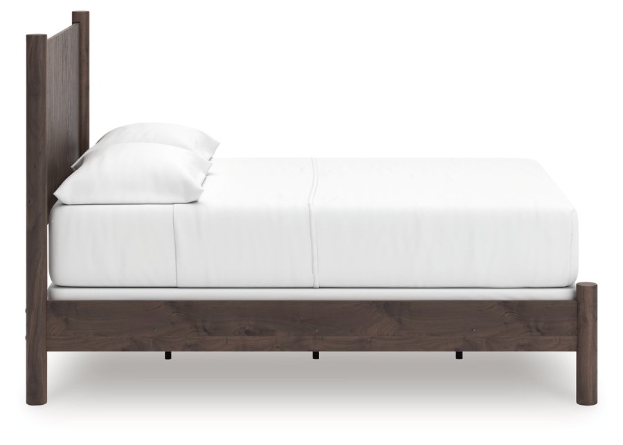 Cama Cadmori de panel completo, cómoda y espejo - image 11