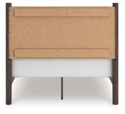 Cadmori Full Panel Platform Bed, Brown, large