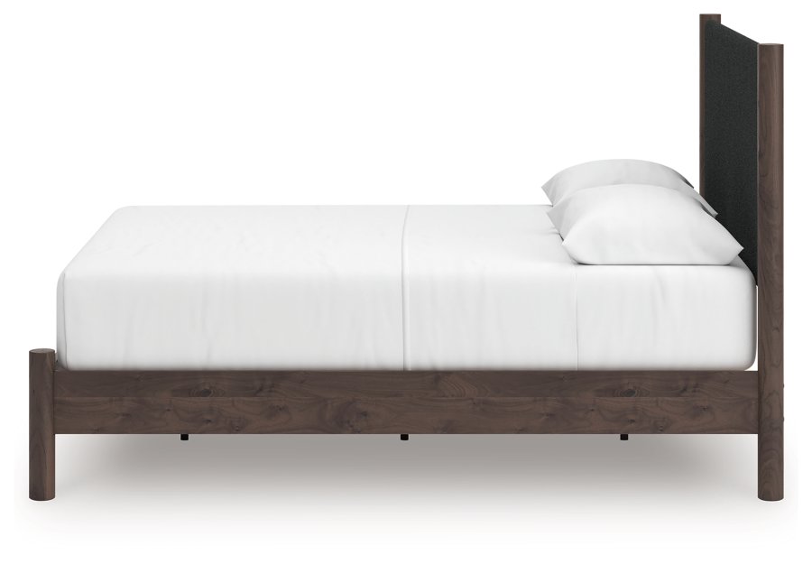 Cadmori Queen Upholstered Platform Bed, Dresser and Mirror - image 13