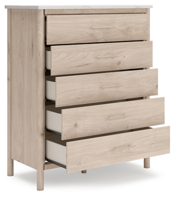 Cadmori Queen Upholstered Panel Bed with Mirrored Dresser and Chest image 32