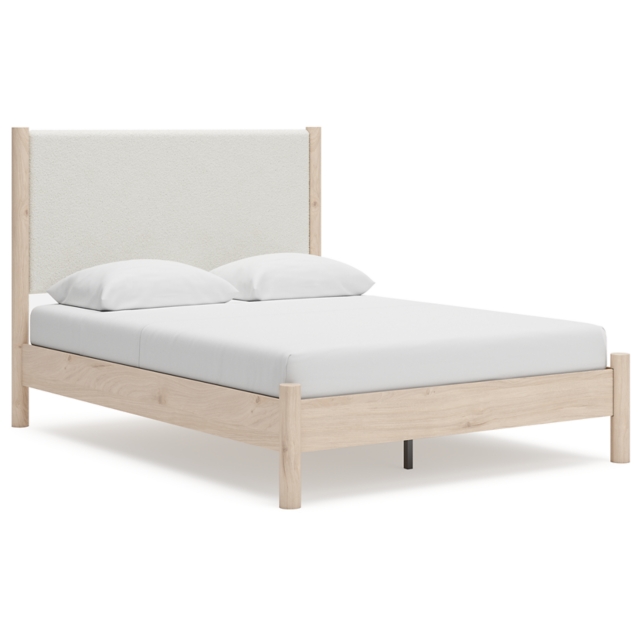Cadmori Queen Upholstered Panel Bed