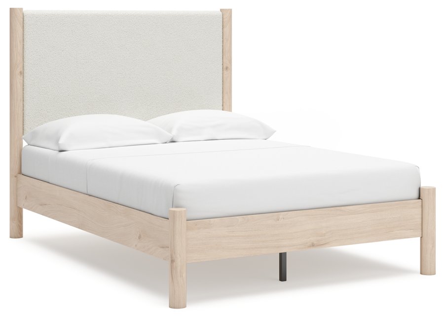 Cadmori Full Upholstered Panel Bed, Dresser and Mirror - image 10