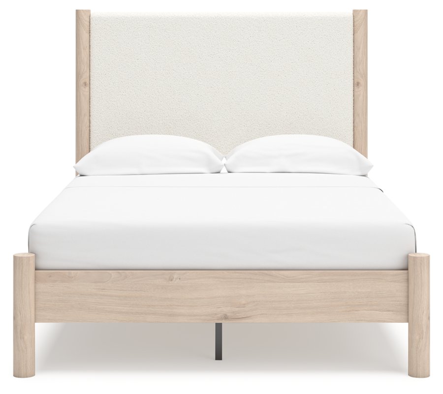 Cadmori Full Upholstered Panel Bed, Dresser and Mirror - image 9