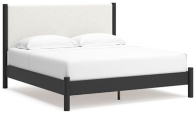 Cadmori King Upholstered Panel Bed | Ashley