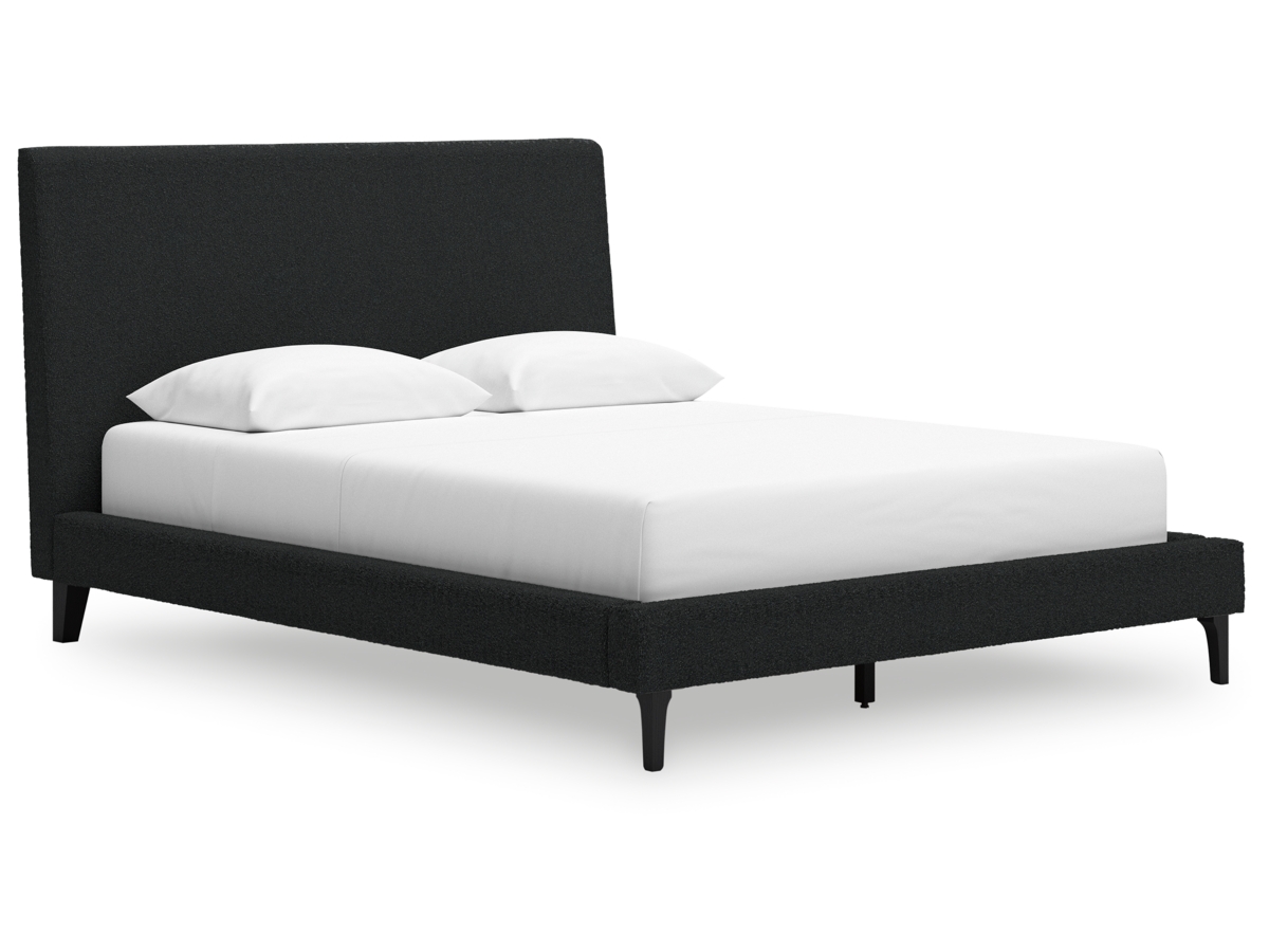 ◇Ashley Furniture　|　KINDREAM　マットレス付　クイーン Cadmori Queen Upholstered Bed with Roll Slats | Ashley
