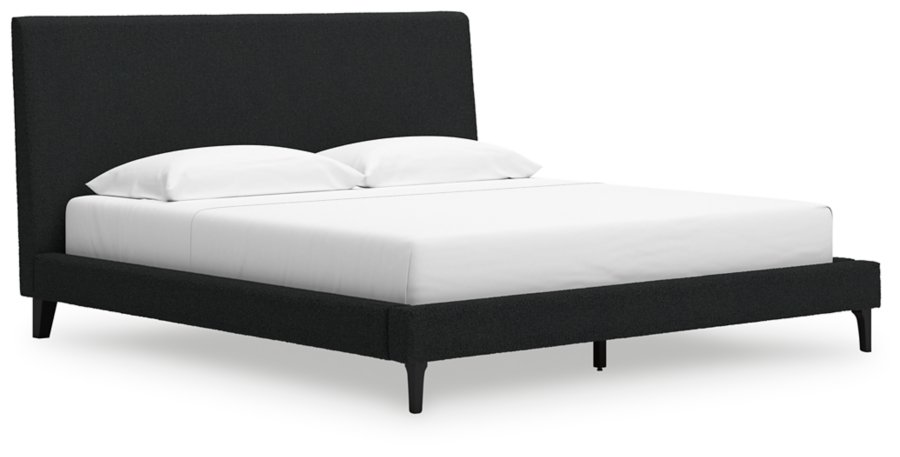 Cadmori King Upholstered Bed with Roll Slats - image 2