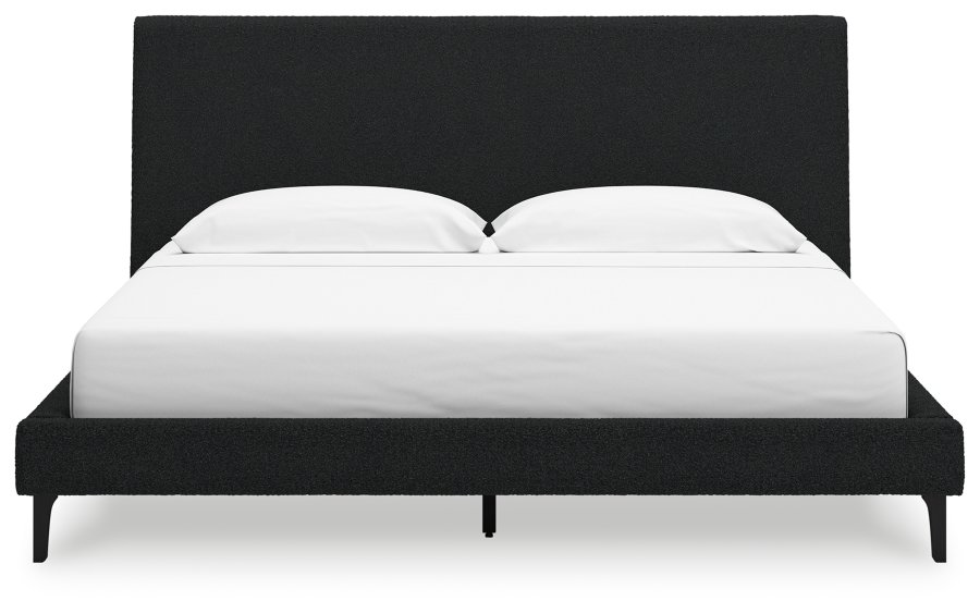 Cadmori King Upholstered Bed with Roll Slats - image 4