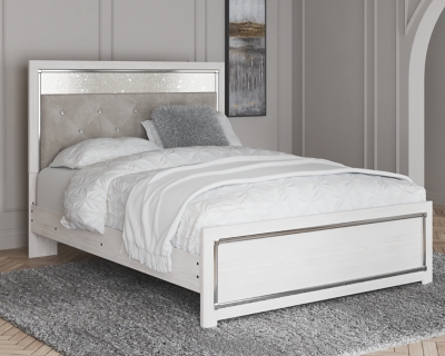 APK-B2640QPB Altyra Queen Panel Bed with Upholstered Headboard, sku APK-B2640QPB