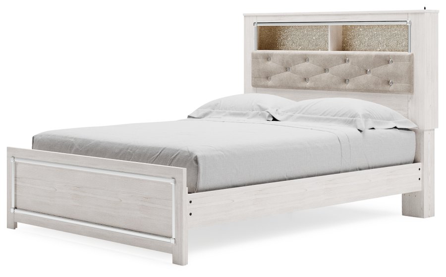 Altyra Queen Upholstered Panel Bed, Dresser and Mirror - image 15
