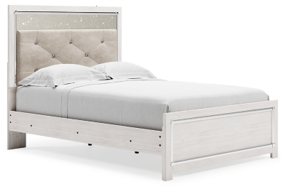 Altyra Full Panel Bed with Mirrored Dresser image 3