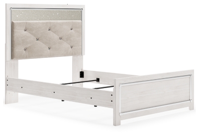 Altyra Full Panel Bed, White, rollover