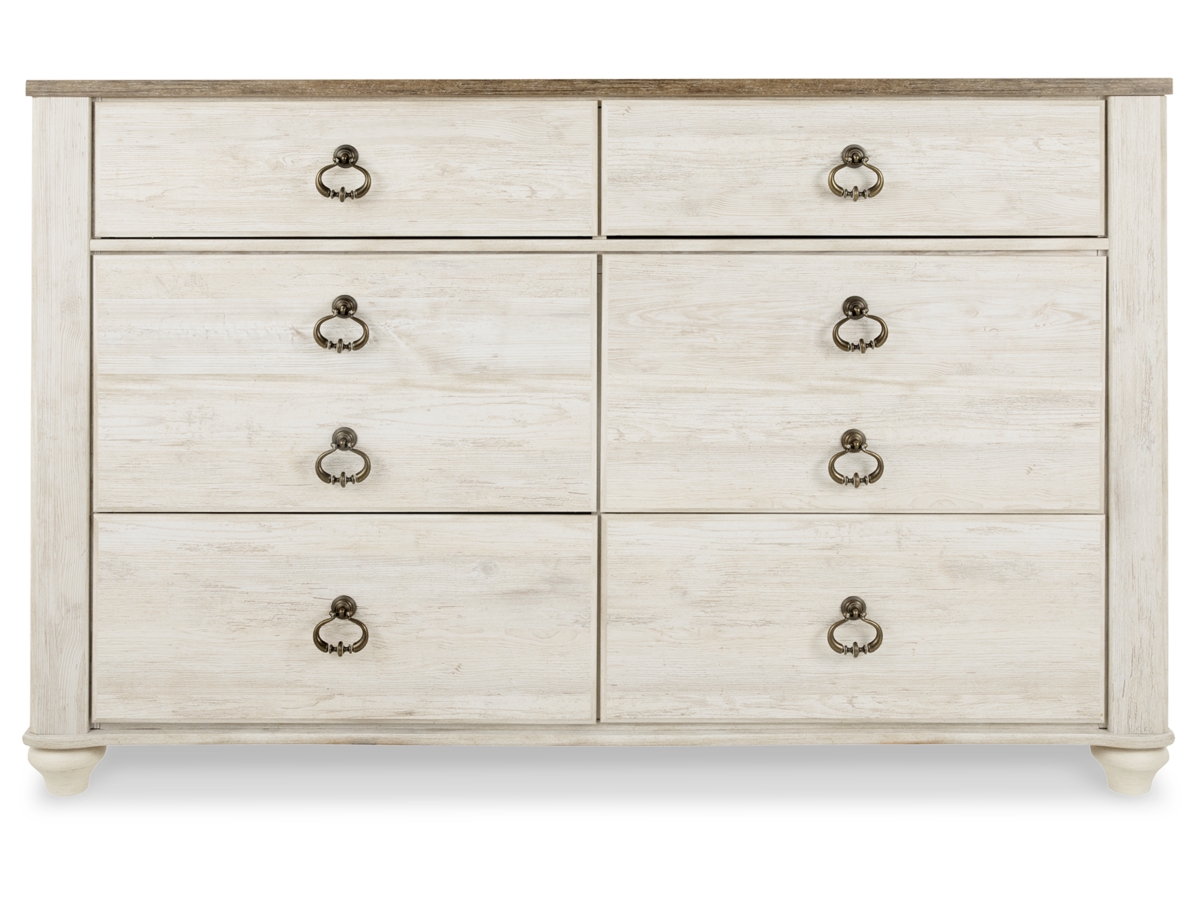 Willowton Dresser - Whitewash Willowton Dresser - Whitewash
