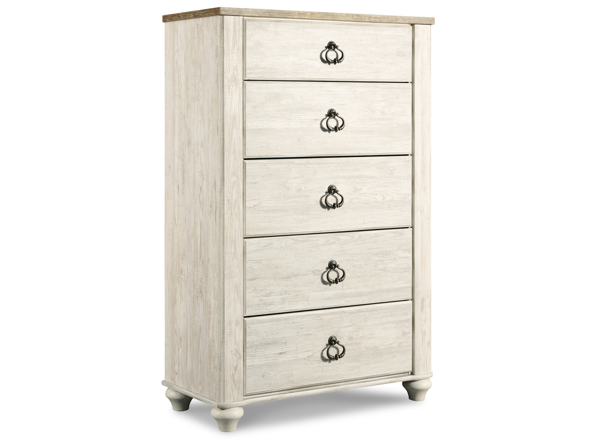 Willowton 5 Drawer Chest of Drawers