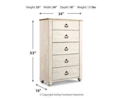 Willowton Chest of Drawers, , large