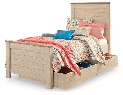 Willowton full panel top bed with storage