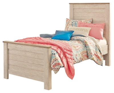 Willowton Twin Panel Bed Ashley Furniture Homestore