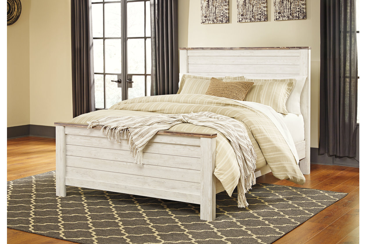 Willowton Queen Panel Bed Ashley Furniture Homestore,When Is The Best Time To Rent An Apartment In Austin