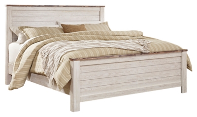 Willowton King Panel Bed Ashley Furniture Homestore