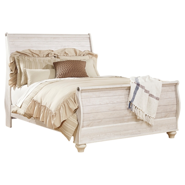 Willowton Queen Sleigh Bed