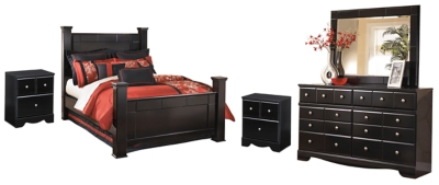 Shay Poster Bedroom Set Cheap Bedroom Sets King Size Bedroom Sets Black Bedroom Furniture Set