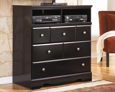 shay media chest | ashley furniture homestore