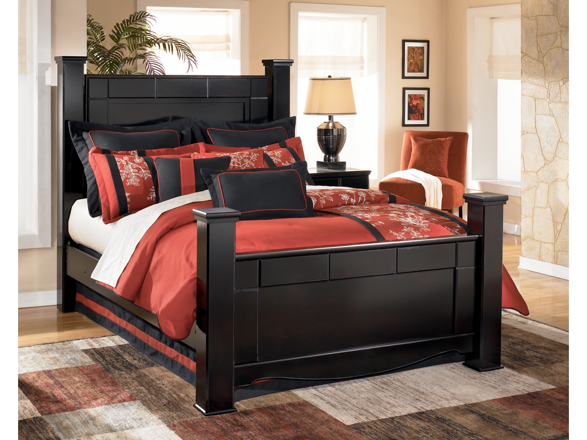 Ashley furniture poster bed discount