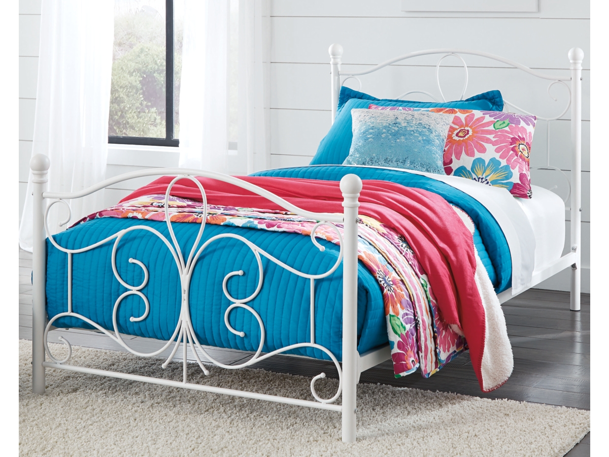 Nashburg Twin Metal Bed Ashley