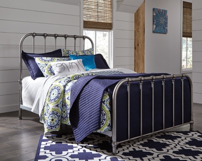 nashburg queen metal bed | ashley furniture homestore