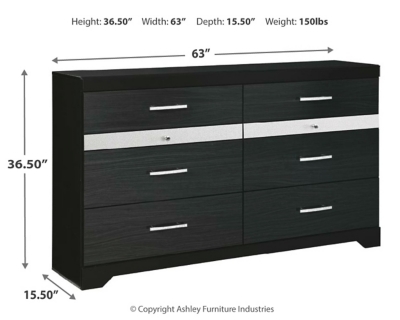 Starberry 6 Drawer Dresser Ashley Furniture Homestore