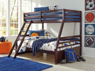 twin over full bunk bed with storage