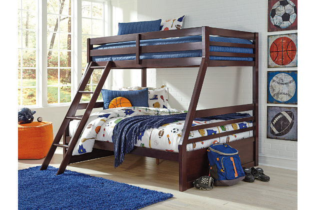 Halanton Twin Over Full Bunk Bed, Ashley Furniture Wooden Bunk Beds