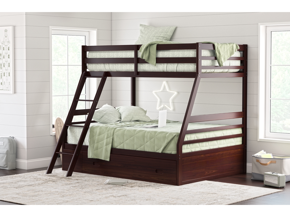 Halanton Twin over Full Bunk Bed with 1 Large Storage Drawer Ashley