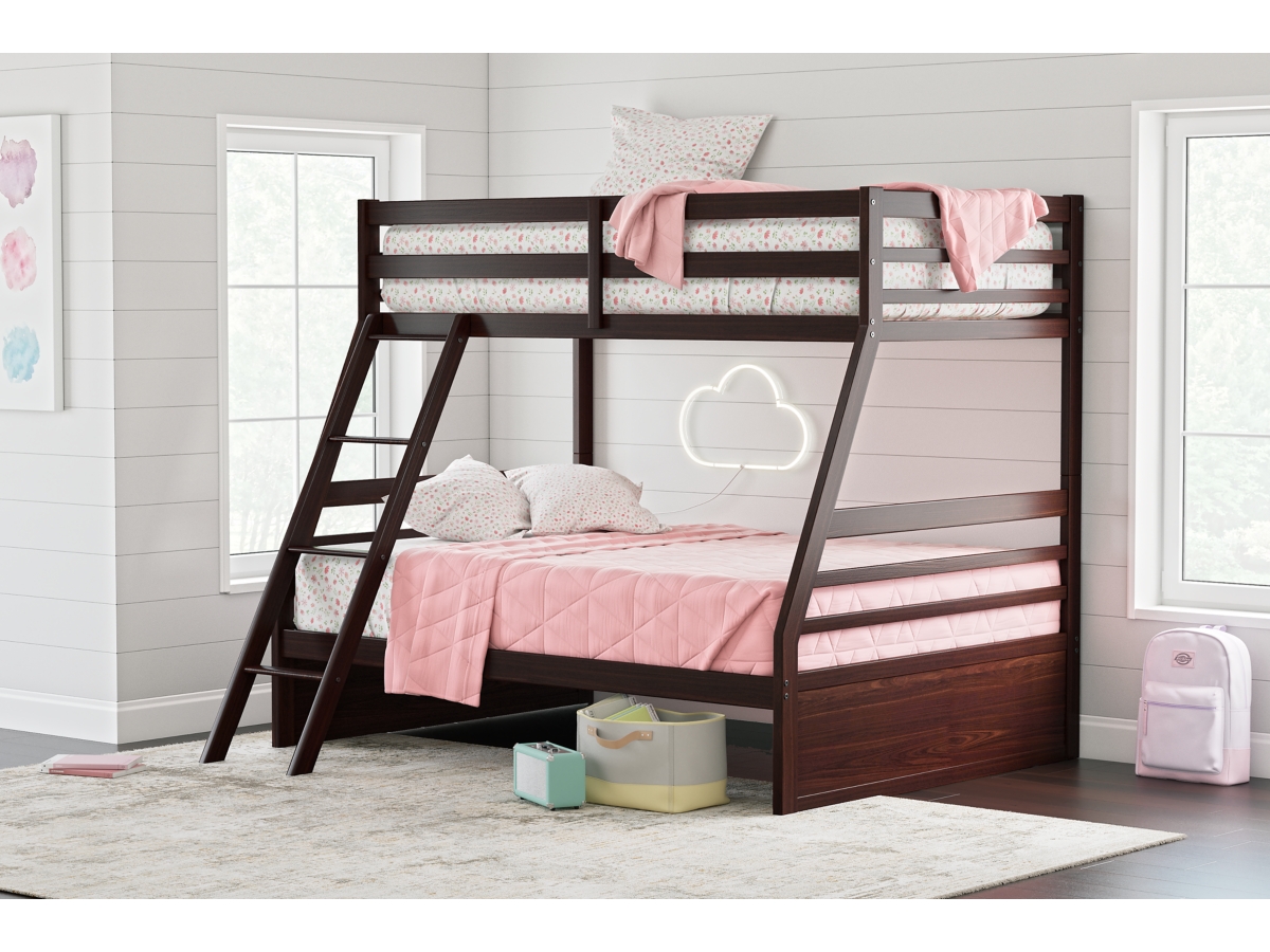 Halanton twin over twin bunk bed hotsell