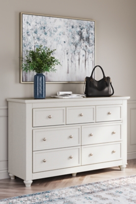 B3290-231 Grantoni 7 Drawer Dresser, White sku B3290-231