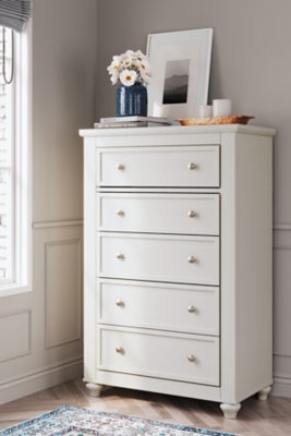 White chest of drawers ashley furniture discount