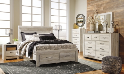 Bellaby Queen Platform Bed with 2 Storage Drawers